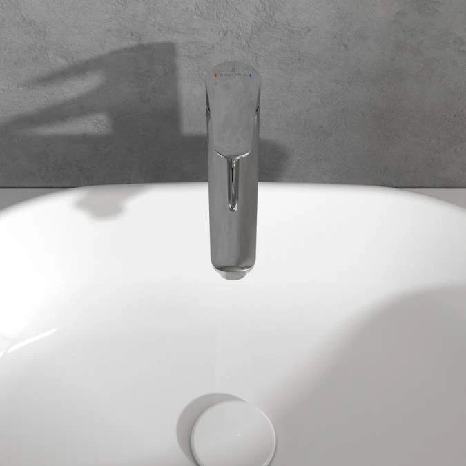 Villeroy & Boch O.novo Start Single Lever Tall Basin Mixer Tap Chrome With Waste | Premium Bathroom Tap 7 Villeroy & Boch O.novo Start Single Lever Tall Basin Mixer Tap Chrome With Waste | Premium Bathroom Tap - Image 5
