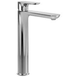 Villeroy & Boch O.novo Single Lever Tall Basin Mixer Tap Chrome - Modern Bathroom Tap