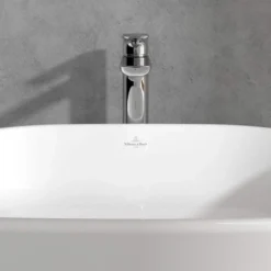 Villeroy & Boch O.novo Single Lever Tall Basin Mixer Tap Chrome - Modern Bathroom Tap 12 Villeroy & Boch O.novo Single Lever Tall Basin Mixer Tap Chrome - Modern Bathroom Tap -Bathroom Sales Shop Onovo tall basin mixer chrome 4