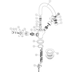 Overberg Basin Mixer - Modern Bathroom Tap with Sleek Design 7 Overberg Basin Mixer - Modern Bathroom Tap with Sleek Design -Bathroom Sales Shop Overberg Basin Tap LD