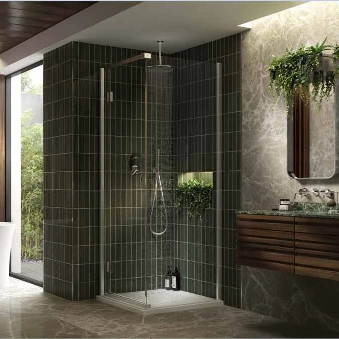 Kudos Pinnacle 8 1000mm Left Hand Hinged Corner Shower Door - Premium Quality