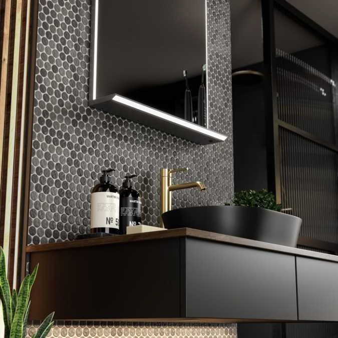 HiB Platform LED Bathroom Mirror 800mm - Modern Illuminated Bathroom Mirror with Dimmable LED Lighting 6 HiB Platform LED Bathroom Mirror 800mm - Modern Illuminated Bathroom Mirror with Dimmable LED Lighting - Image 4