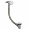 Quest Overflow Bath Filler Tap - Nuie | Modern Bath Taps | Chrome Finish -Bathroom Sales Shop Premier Freeflow Bath Filler E301 l