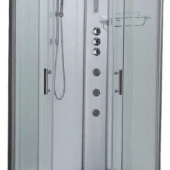 Vidalux Pure 1200 Hydro Massage Shower Cabin - White, Right Handed, 1200 x 800mm -Bathroom Sales Shop Pure right Copy