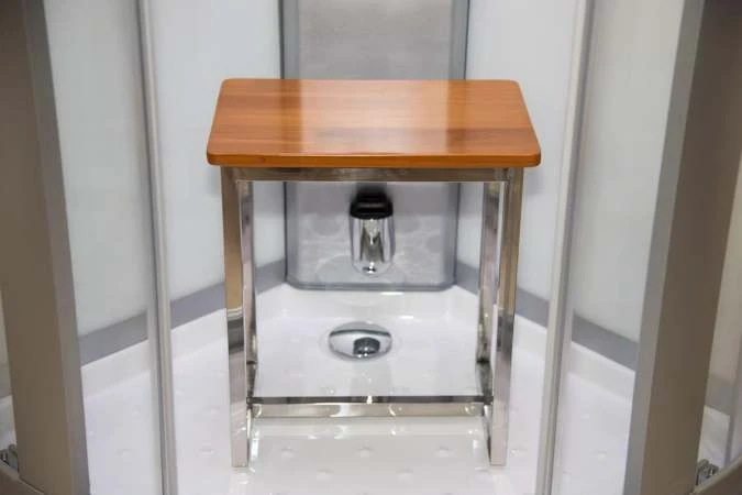 Vidalux Pure 900 Hydro Massage Shower Cabin - 900x900mm White | Luxury Shower Enclosure 9 Vidalux Pure 900 Hydro Massage Shower Cabin - 900x900mm White | Luxury Shower Enclosure - Image 7