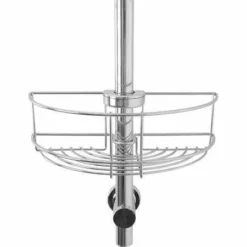 Croydex Easy Fit Shower Riser Rail Caddy | Adjustable Shower Organiser | Bathroom Accessory