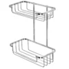 Croydex Stainless Steel Two Tier Shower Caddy - 315 x 250 x 125mm | Rust-Free Bath Organiser 1 Croydex Stainless Steel Two Tier Shower Caddy - 315 x 250 x 125mm | Rust-Free Bath Organiser -Bathroom Sales Shop QM390541 1