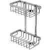 Croydex Premium Two Tier Shower Caddy - 250 x 180 x 105mm - Rust-Free Bathroom Organiser -Bathroom Sales Shop QM786041 1