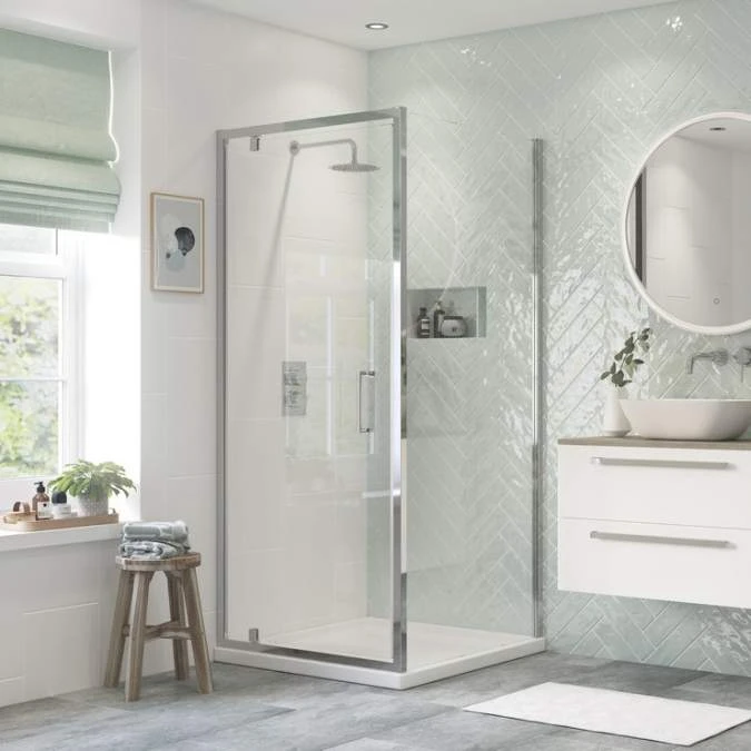 Relax 760mm Pivot Door Shower Enclosure - Elegant & Durable Showering Solution 4 Relax 760mm Pivot Door Shower Enclosure - Elegant & Durable Showering Solution - Image 2