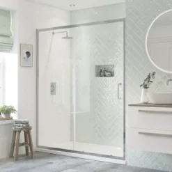Relax 1400mm Sliding Shower Door - Premium Quality & Easy Installation -Bathroom Sales Shop Relax Slider Lifestyle 4