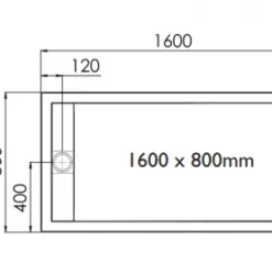 Roman Infinity Shower Tray 1600mm X 800mm - Matt White or Gloss White | Durable Rectangle Shower Tray 9 Roman Infinity Shower Tray 1600mm X 800mm - Matt White or Gloss White | Durable Rectangle Shower Tray -Bathroom Sales Shop Roman Infinity Shower Tray 1600 x 800mm Specification 1