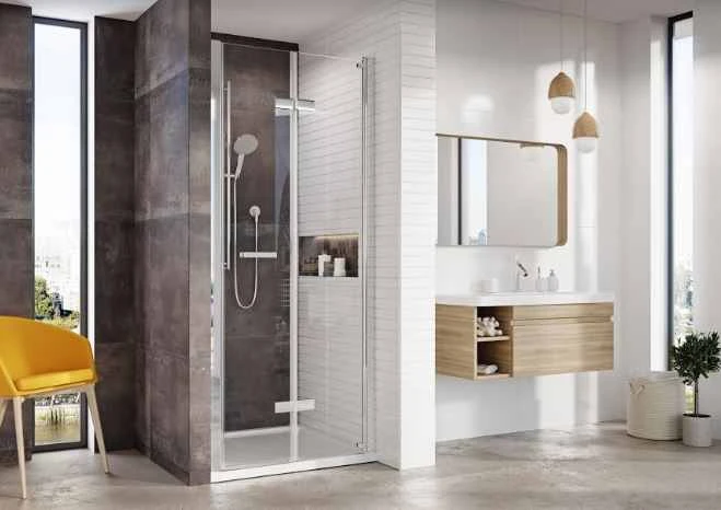 Roman Innov8 760mm Bi-Fold Shower Door - Alcove Fitting | Premium Quality 3 Roman Innov8 760mm Bi-Fold Shower Door - Alcove Fitting | Premium Quality