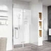 Roman Innov8 900mm Folding Wetroom Panel - Clear Glass Shower Screen -Bathroom Sales Shop Roman Innov8 Folding Wetroom Panel