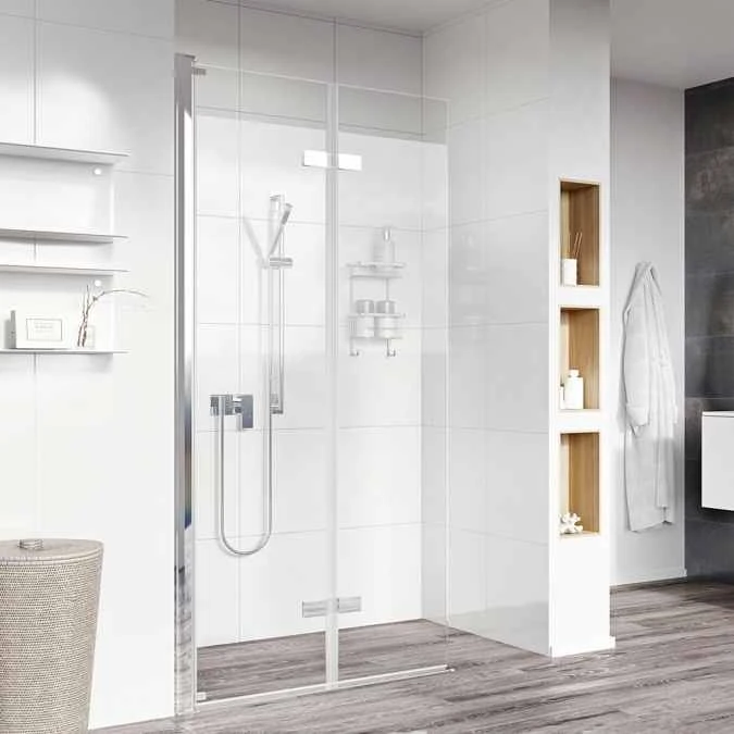 Roman Innov8 900mm Folding Wetroom Panel - Clear Glass Shower Screen 3 Roman Innov8 900mm Folding Wetroom Panel - Clear Glass Shower Screen
