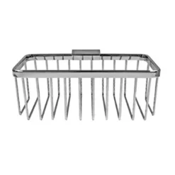 Roman RSB06 Large Rectangular Chrome Shower Caddy | Bathroom Organiser