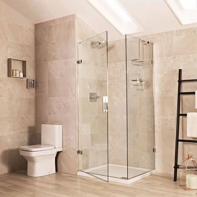 Roman Liberty 800mm Hinged Shower Door with 10mm Glass - Corner & Optional Side Panel 3 Roman Liberty 800mm Hinged Shower Door with 10mm Glass - Corner & Optional Side Panel