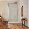Scudo S6 Sliding Shower Door - 1200mm | Premium Quality Shower Enclosure -Bathroom Sales Shop S6 SLIDING DOOR CHROME 5