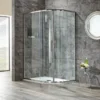 Scudo S8 1200 x 800mm Offset Quadrant Shower Enclosure - Double Door -Bathroom Sales Shop S8 DOUBLE DOOR OFFSET QUAD CHROME 2