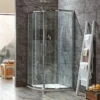 Scudo S8 Double Door 900 X 900mm Quadrant Shower Enclosure | Premium Showering Solution -Bathroom Sales Shop S8 DOUBLE DOOR QUADRANT CHROME