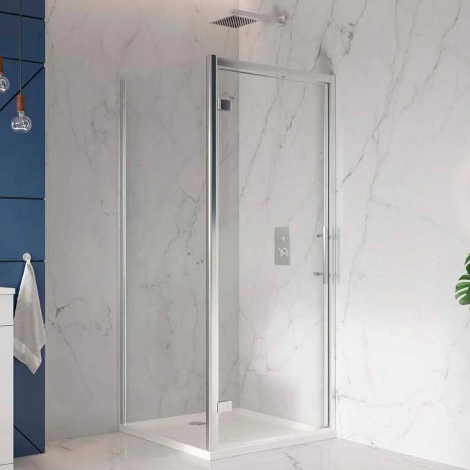 Scudo S8 Hinged Shower Door - 760mm | Premium Hinged Shower Enclosure | Easy Installation 3 Scudo S8 Hinged Shower Door - 760mm | Premium Hinged Shower Enclosure | Easy Installation