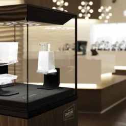 S8 Swarovski Chrome Robe Hook by Origins Living | Luxury Bathroom Accessory -Bathroom Sales Shop S8 swarovski lifestyle2 3