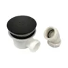 Scudo 90mm Fast Flow Shower Waste Black - High-Performance Shower Drain -Bathroom Sales Shop SCUDO 90MM BLACK