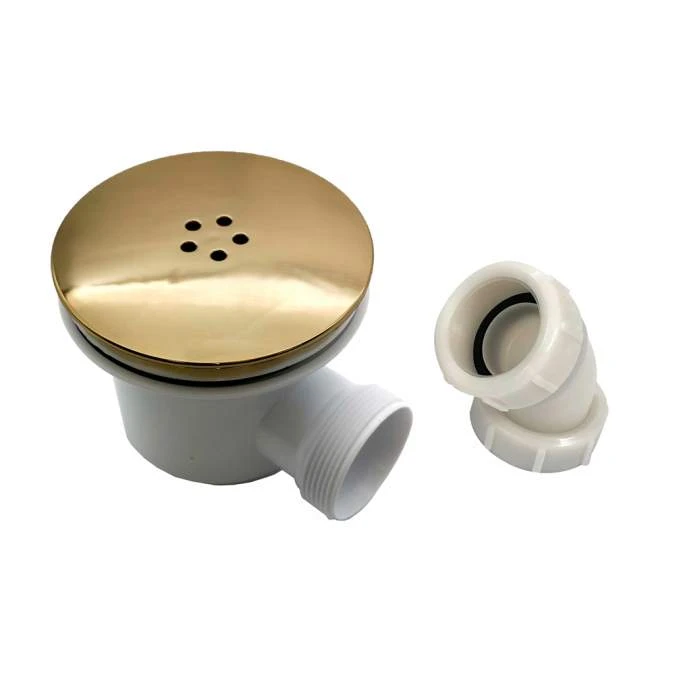 Scudo 90mm Fast Flow Shower Waste Brushed Brass - High-Performance Shower Drain 4 Scudo 90mm Fast Flow Shower Waste Brushed Brass - High-Performance Shower Drain - Image 2