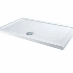 MX Elements 1300 x 700 Anti-Slip Rectangular Shower Tray | Premium Stone Resin | Modern Design