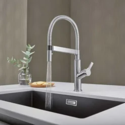 Blanco Solenta - S Chrome Kitchen Tap - 522404 | Premium Monobloc Kitchen Tap -Bathroom Sales Shop SOLENTA S CHROME LIFESTYLE 2