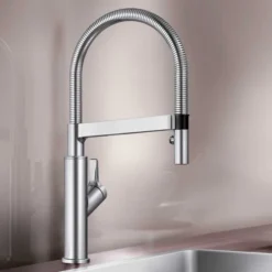 Blanco Solenta - S PVD Steel Kitchen Tap - 522405 | Sleek Monobloc Design -Bathroom Sales Shop SOLENTA S CHROME LIFESTYLE 7