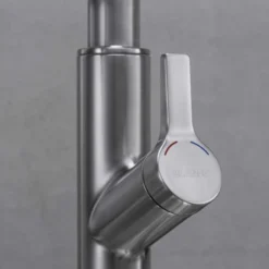 Blanco Solenta - S PVD Steel Kitchen Tap - 522405 | Sleek Monobloc Design -Bathroom Sales Shop SOLENTA S CHROME LIFESTYLE CLOSE UP 5