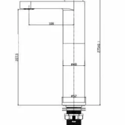 Sagittarius Metro Extended Monobloc Basin Mixer Tap - Chrome Finish | Modern Bathroom Tap -Bathroom Sales Shop Screenshot 2021 06 18 093951