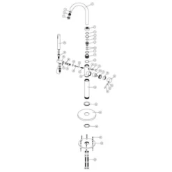 Shetland Floor Standing Bath Shower Mixer | Premium Bathroom Taps | Stylish & Durable -Bathroom Sales Shop Shetland floor standidng bath mixer parts