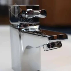 Skye Basin Monobloc Mixer Tap with Wastes - HighLife Bathrooms | Modern Bathroom Taps -Bathroom Sales Shop Skye Basin Mixer Handle