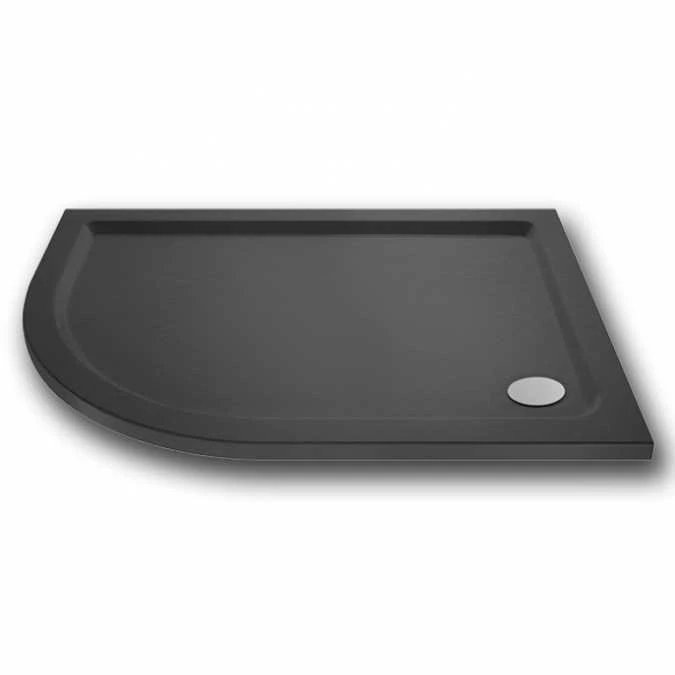 Nuie 1200 X 900 Left-Handed Offset Quadrant Shower Tray Slate Grey - FREE Waste | High-Quality Shower Tray 3 Nuie 1200 X 900 Left-Handed Offset Quadrant Shower Tray Slate Grey - FREE Waste | High-Quality Shower Tray