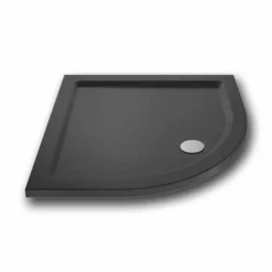 Nuie 800 x 800mm Quadrant Shower Tray in Slate Grey with FREE Waste - Durable & Stylish