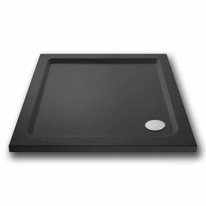 Nuie 760 x 760 Square Shower Tray in Slate Grey with FREE Waste 3 Nuie 760 x 760 Square Shower Tray in Slate Grey with FREE Waste