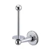 Burlington Spare Toilet Roll Holder - Compact Design, 116 x 60 x 183mm, Chrome Finish - Bathroom Essential