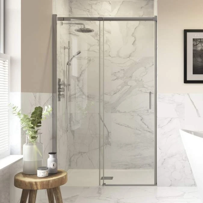 Supreme 1400mm Semi-Framed Sliding Door Shower Enclosure - Premium Quality 5 Supreme 1400mm Semi-Framed Sliding Door Shower Enclosure - Premium Quality - Image 3