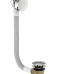 Alek Chrome Round Bath Filler With Overflow By Tissino - Stylish Bathroom Tap