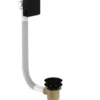 Alek Matt Black Square Bath Filler With Overflow By Tissino - Modern Bath Taps -Bathroom Sales Shop TAL 105