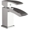 Scudo Descent Mono Basin Mixer Tap with Push Waste | Stylish & Functional Bathroom Tap -Bathroom Sales Shop TAP031 CO