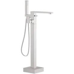 Scudo Lanza Chrome Freestanding Bath Tap - Elegant Bathroom Taps for Modern Homes