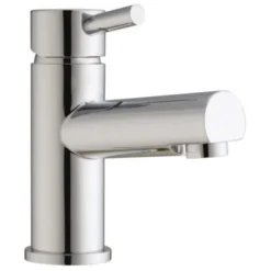Scudo Premier Mono Basin Mixer Tap with Push Waste | Modern Bathroom Tap