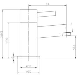 Scudo Premier Bath Taps (Pair) - High-Quality Chrome Bathroom Taps -Bathroom Sales Shop TAP105L LD