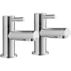 Scudo Premier Basin Taps (Pair) - High-Quality Bathroom Taps for Modern Homes -Bathroom Sales Shop TAP106L CO