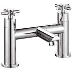 Scudo Kross Chrome Bath Filler Tap | Modern Bathroom Taps | High-Quality Bath Filler