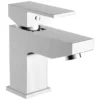 Scudo Lanza Chrome Mono Basin Mixer Tap - Modern Bathroom Tap with Sleek Design -Bathroom Sales Shop TAP141 CO