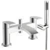 Scudo Belini Bath Shower Mixer Tap with Shower Kit & Wall Bracket | Modern Bathroom Taps -Bathroom Sales Shop TAP203 CO