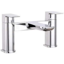 Scudo Muro Bath Filler Tap - Modern Chrome Bathroom Tap with Easy Installation